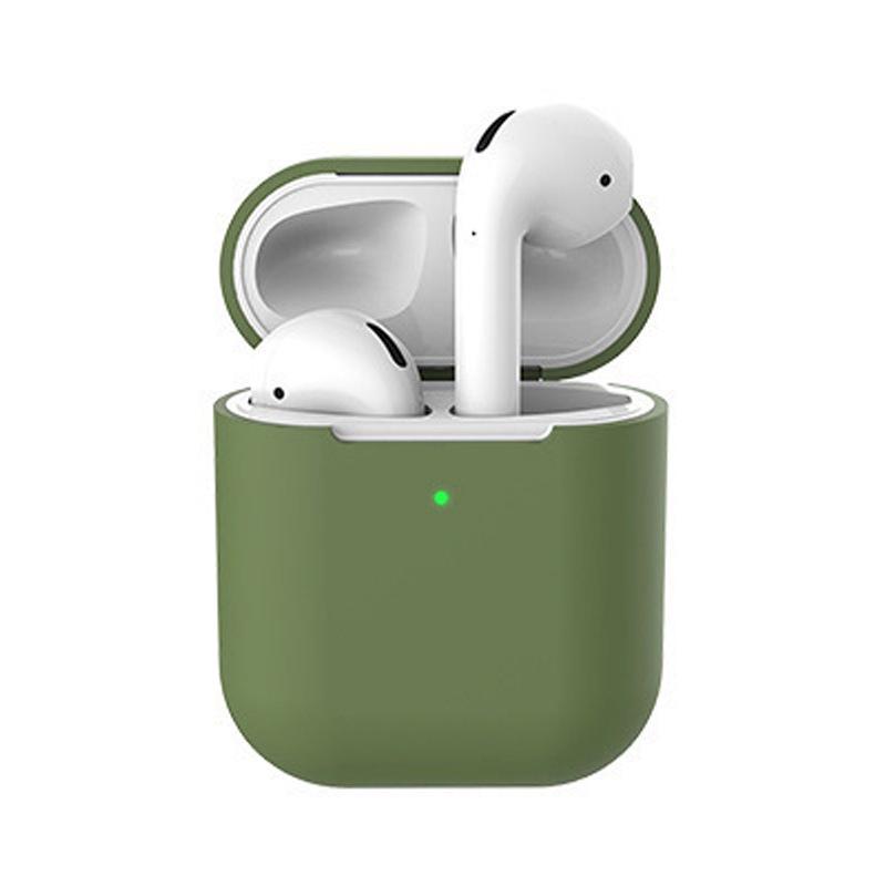 Silicone Protective Cover for AirPods 1st & 2nd Generation - Anti-Fall Soft Case