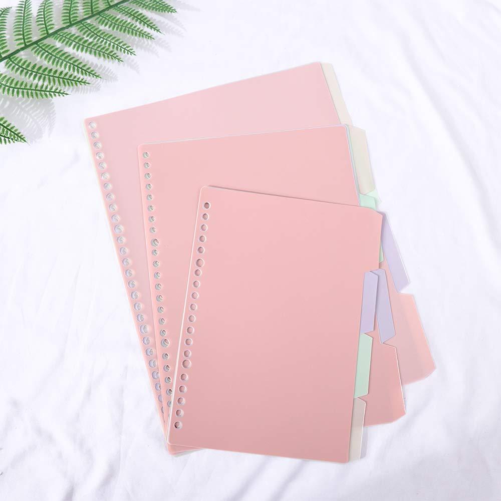A4 Coil Book Notebook Separator Page Binder Index Dividers Binder Index Page Loose-leaf Inner Page