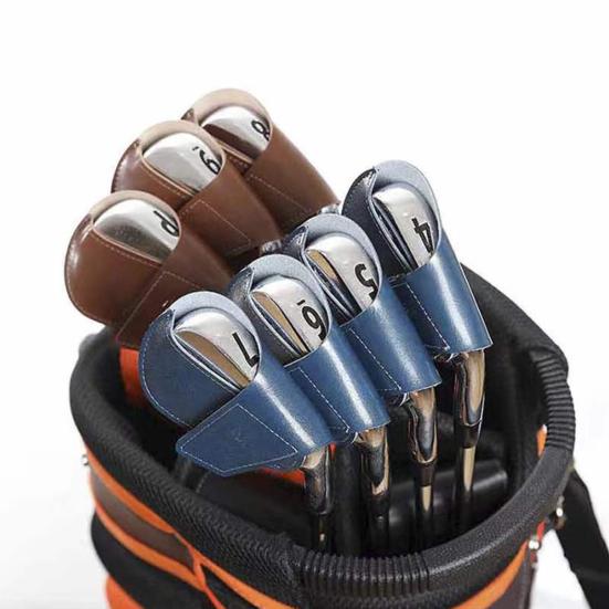 Pokrowce na główki kijów golfowych na Driver, Fairway Wood, Hybrydy, Ze sztucznej skóry, Pokrowce na główki kijów golfowych typu Irons, Wedge dla entuzjastów golfa