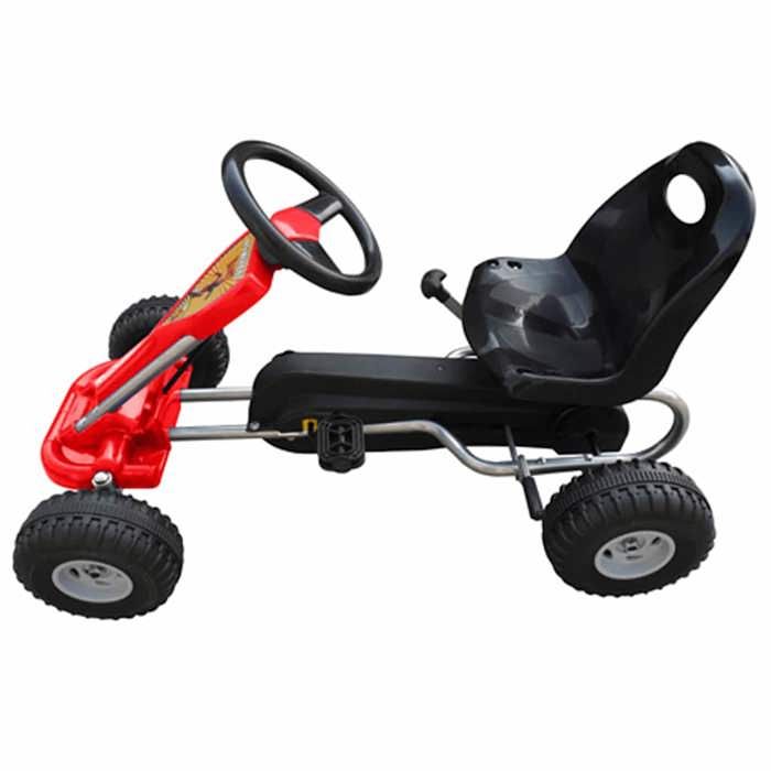 Pedal Go-Kart - VIDAXL - Red - For Children Aged 3 To 5 Years - Oscillating Axle