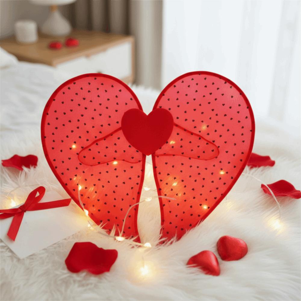 Organza Material Butterfly Wings Heart Dot Design Party Decoration Props  Wedding Anniversary