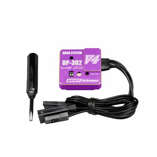 Yokomo RC Drift Car Steering Gyro DP-302V4 Purple (DPP-302V4P)