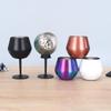 Detachable Wine Goblet Gradient Color Champagne Cup Bar Accessory Stainless Steel Red Wine Cup  Pub