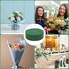 10PCS Round Floral Foam Blocks Green Foam Floral Foam Brick DIY Flower Arrangement Kit Fresh-Keeping Artificial Flower Mud