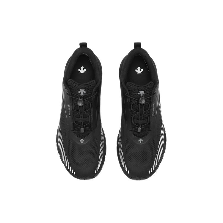 Descente Enerzite Ease Gtx Comfortable Shock Absorption Waterproof Low-Top Casual City Commuting Running Shoes Men sneaker Black D5131RRN21-BK