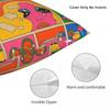 Disco Mood Psychedelic Square Pillowcase Polyester Linen Velvet Printed Zip Decor Throw Pillow Case Home Cushion Cover 45X45