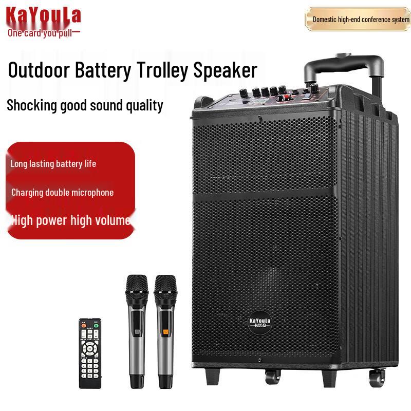 

KaYouLa LG-80 12-inch Portable Bluetooth Trolley Speaker