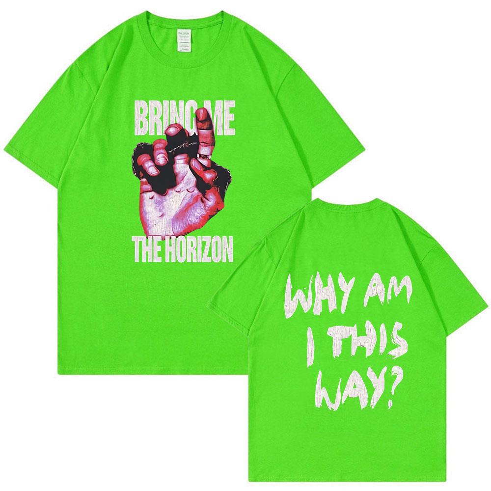 BMTH BringMe TheHorizon Band T-shirt Men Women Hip Hop Vintage Oversized T Shirt High Quality 100% Cotton Short Sleeve T-shirts