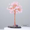 Handmade Mini Crystal Money Tree Natural Healing Gemstone Feng Shui Decor for Home Yoga Studio Tabletop Ornament
