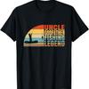 Uncle Godfather And Fishing Legend, Fishing Fisherman Uncle T-Shirt