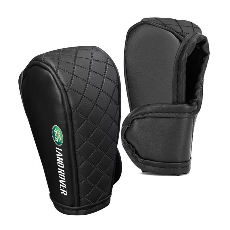 Kožený Protiskluzový Odolný proti opotřebení Kryt rukojeti řadicí páky do auta Styling auta pro Land Rover SVR Discovery Freelander 3 SVR L320 L330 Evoque Defender Range Rover