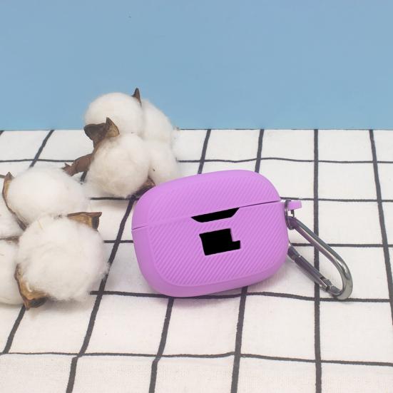 Pouzdro na sluchátka odolné proti nárazům se závěsným háčkem 360stupňový ochranný silikonový kryt sluchátek pro JBLVibe Beam