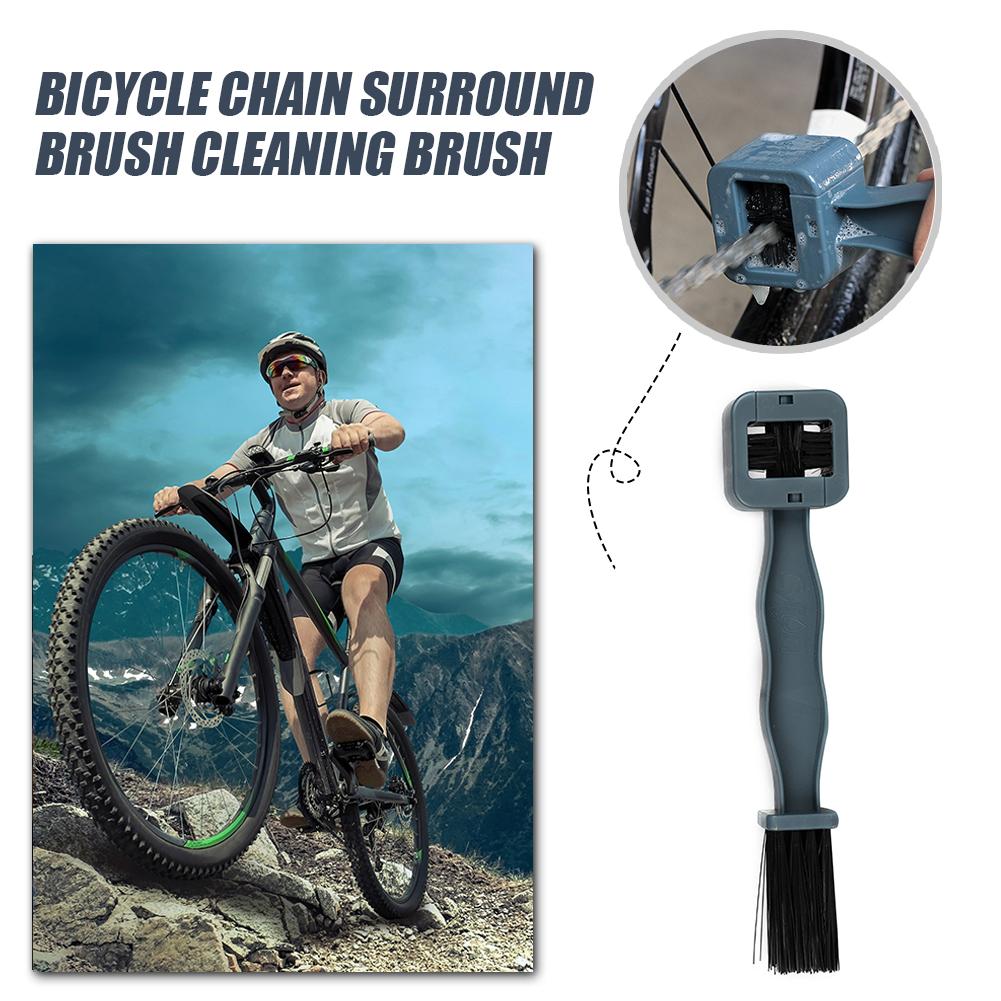Plastic Bicycle Chain Cleaner MTB Mountain Bike Machine Washer Brush Scrubber Lightweight Game Playing Elements