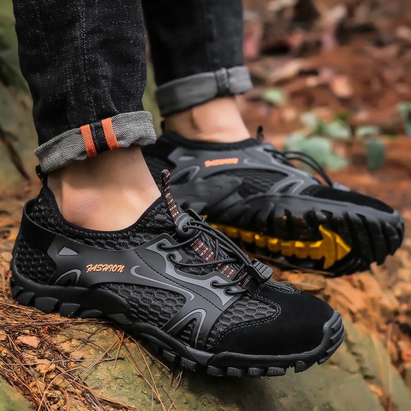 Men's Plus Size Five-Finger Outdoor Hiking and River Tracing Shoes - Summer Trend Swimming Style