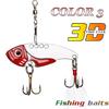 Fiskebeten 4 Färg Metallgjutning Fiskedrag Bete Fiskeredskap Bass fiskebete