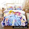 3D Printing Aikatsu! Cartoons Bedding Set Duvet Cover Bed Set Quilt Cover Pillowcase Comforter King Queen Size Adult Bedding741
