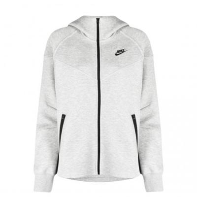 Womens/Ladies Plain Full Zip Hoodie