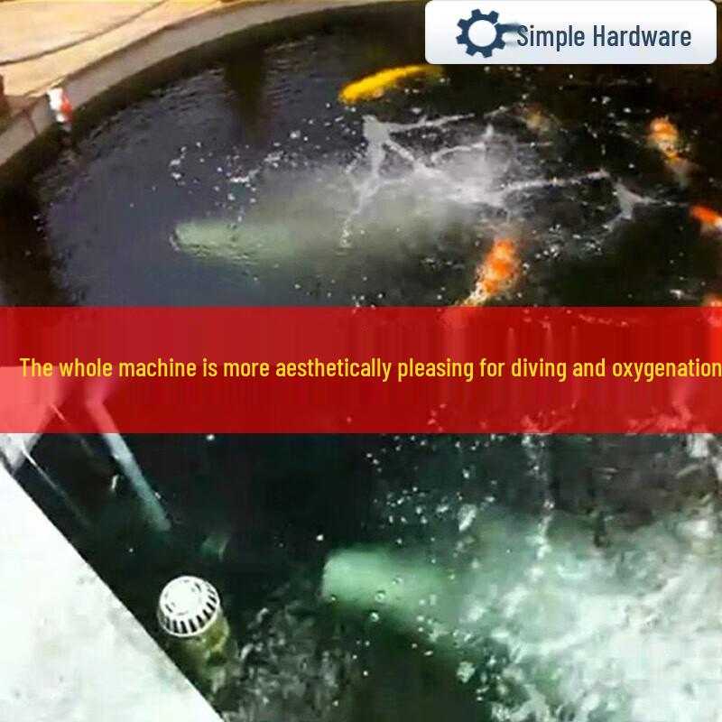 High Power Fish Pond Aerator & Wave Maker Pump CN plug (adapter included)