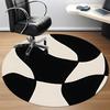 1pc Soccer Ball Office Round Area Rug, Indoor Mat Suitable For Office, Under Office Chairs Bedroom Living Room Home Decor, Room Deco