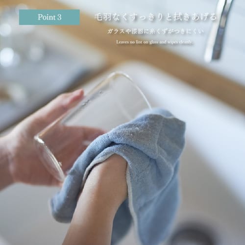 Nawrap Maruyama Textile Industry Mosquito Net Dream Binchotan Color Matching Dishcloth, Violet, N0140