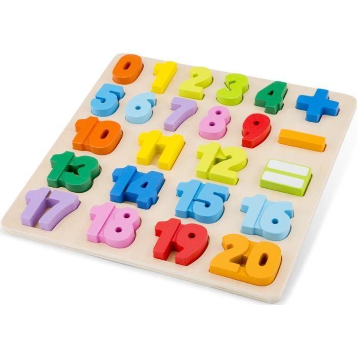 New Classic Toys puzzle de forme Getallen junior wood 25-piece