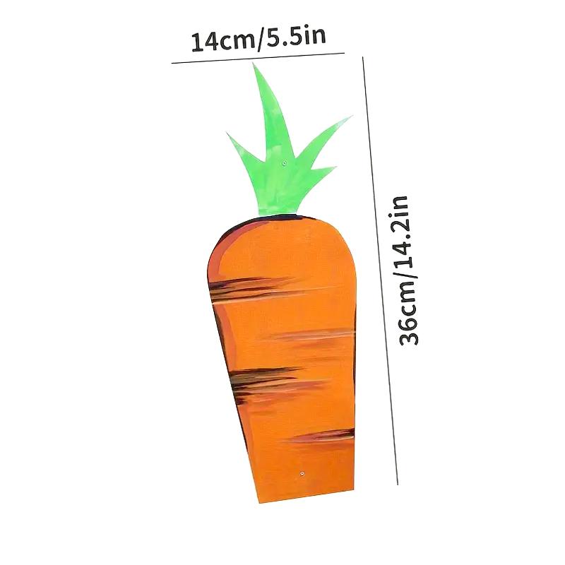 

1/2 шт., украшение для вечеринки, новое классическое украшение для сада, постмодернистский стиль, морковка, милый пасхальный кролик, вставка в землю