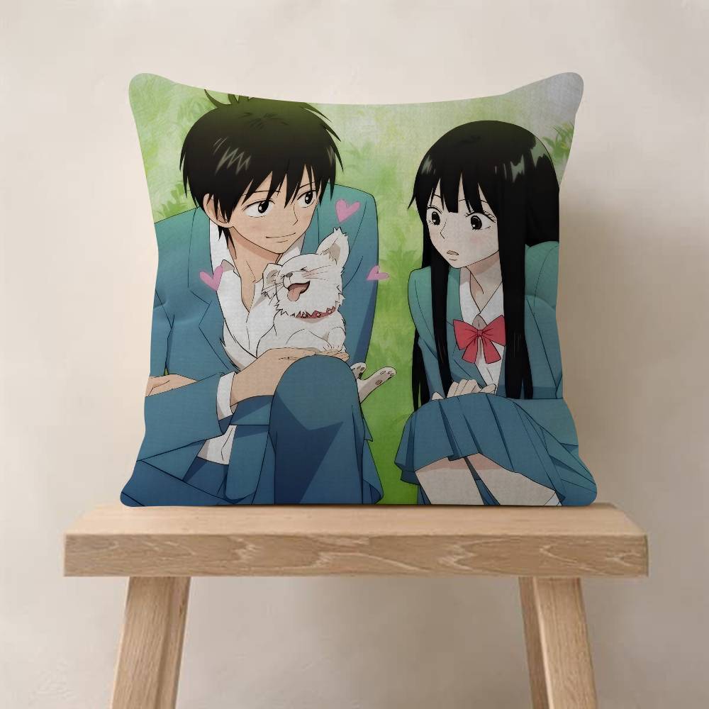 

Anime Kimi cute Ni Todoke Pillow Cover for Bedroom Room and Living Room Sofa Decorative Cushion Cover 30x30cm