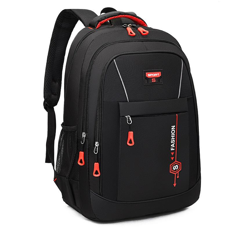 Schoolbag Boys Large Capacity School Bag Leisure Backpack Travel Outdoor Backpack Men's Daily Travel Water-proof Computer Bag
