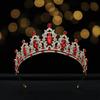 Hair Jewelry Girls Gift Black Rhinestone Crown Bridal Crowns Baroque Crystal Tiara Women Hair Hoop