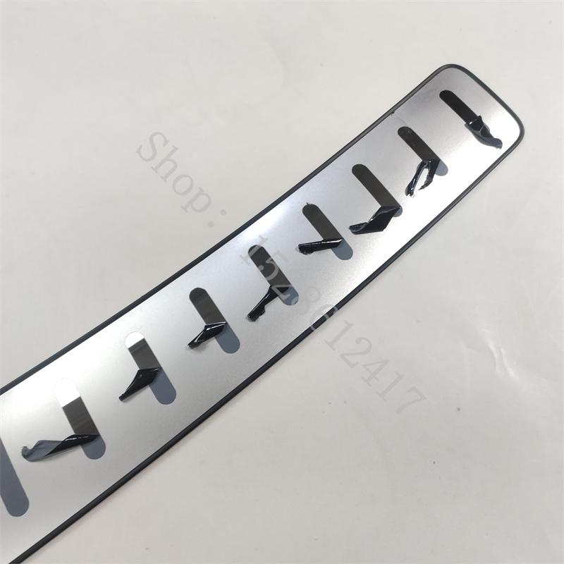 For VW/Volkswagen Sharan 2012~ Car Accessories Stainless Steel Car Door Rear Bumper Protector Sill Trunk Tread Plate Trim