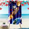 Custom NameSnoopy Rocket Beach Towel Soft Microfiber Summer Towel Quick Dry Absorbent Towel for Beach Swimming Pool Travel