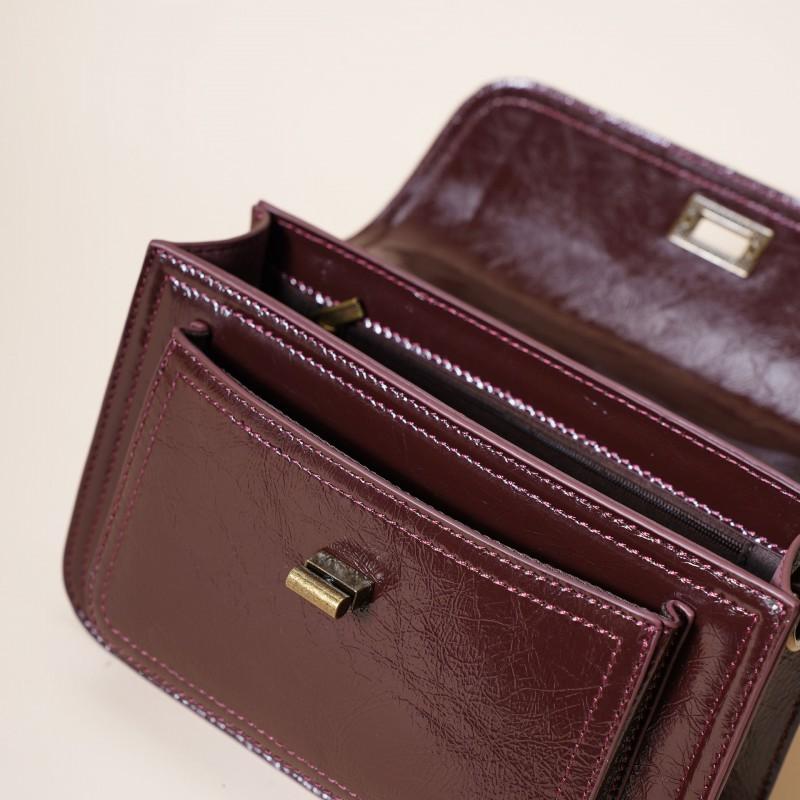 Borsa Quadrata Piccola in Vacchetta Retrò 2025 Nuova Vera Pelle Donna Alta Qualità Monospalla a Tracolla