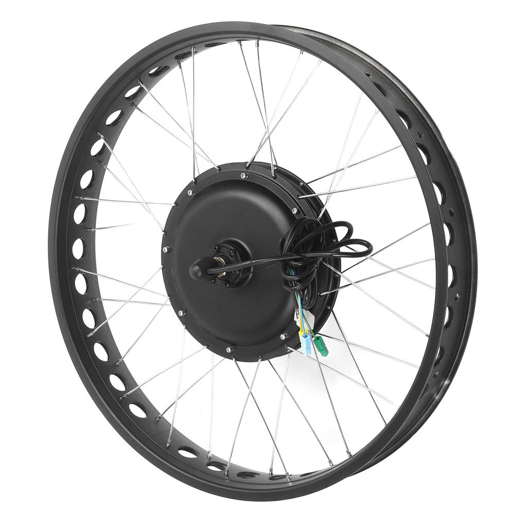 Electric Bike Conversion Kit with Color Screen Waterproof 48V 1000W 26inch Front Wheel Electric