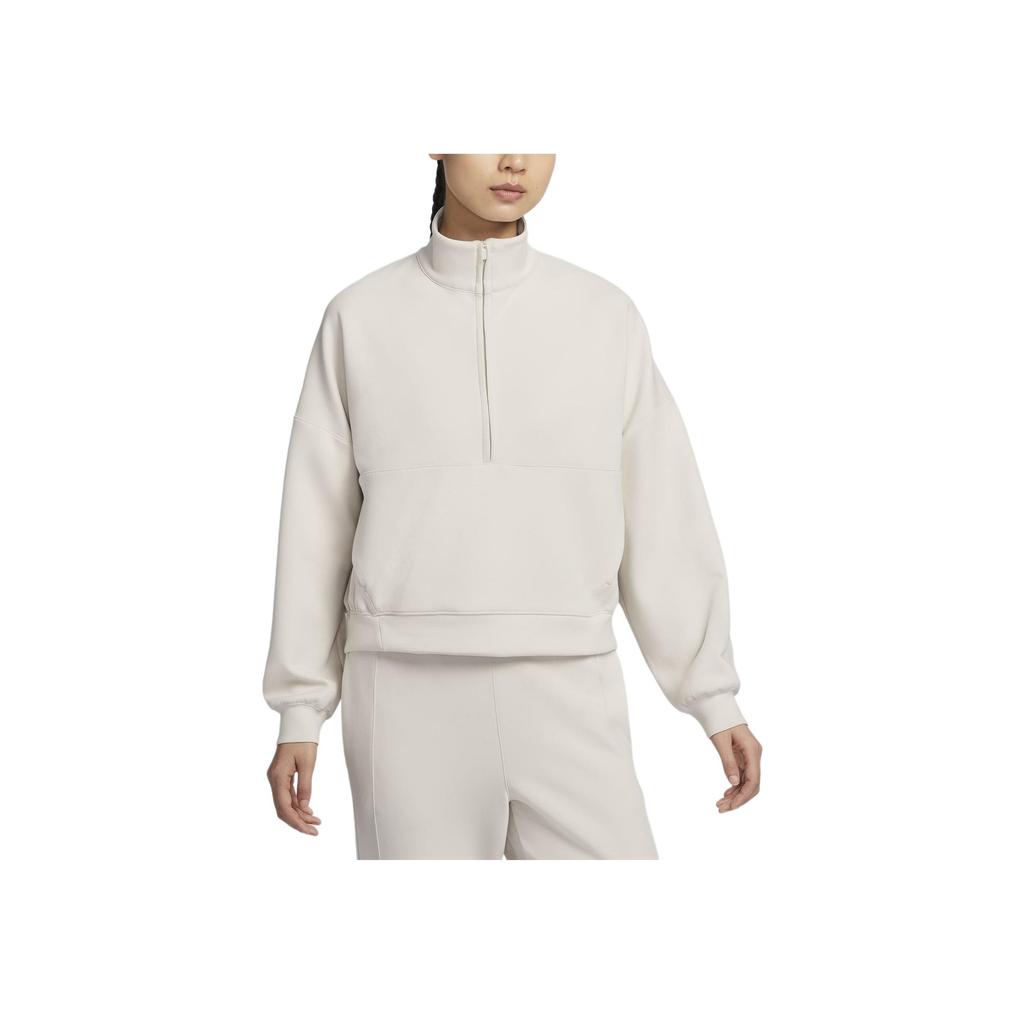 New Nike 24.7 ImpossiblySoft Women's Dri-FIT Oversized 1/2-Zip Top HQ8189-104