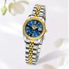 Women Diamond Watches Top Brand Luxury Women's Bracelet Watch Simple Round Waterproof Luminous Quartz Wristwatch