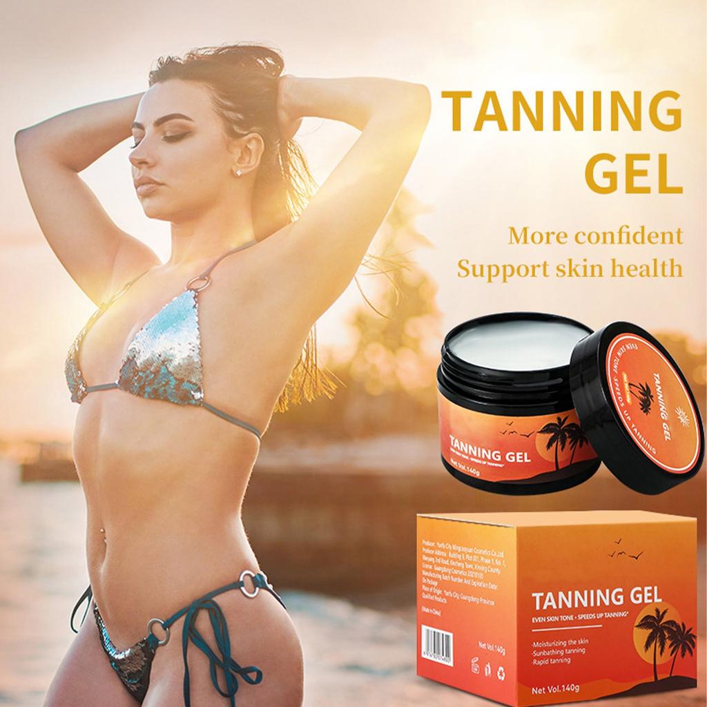 Tanning Accelerator Balm,Tanning Balm Bronzer Tanning Lotion,Tanning Balm For Sunbeds For An Amazing Tan For Body And Face 140g