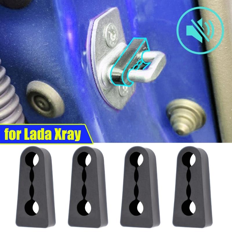 4pcs Auto Door Noise Dampening Cushions Vehicle Door Silence Dampers Automotive Door Vibration Absorbers for Lada Xray