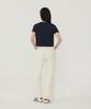 COVERNAT WOMAN Comfort Crop T-Shirt Navy