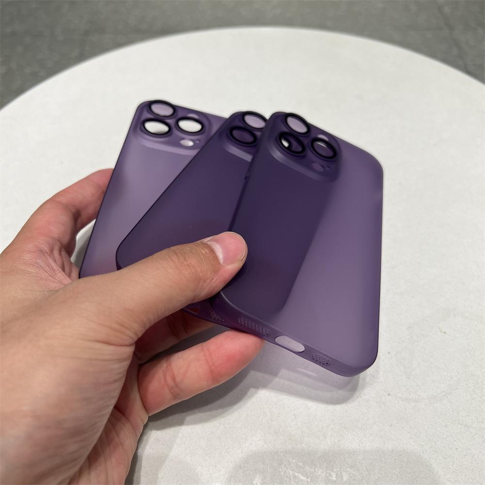 Matte Translucent Shockproof Tpu Case For Iphone 14 13 12 11 Pro Max 14plus Clear Frosted Armor Skin Cover With Lens Glass Funda