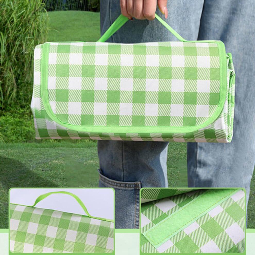 Hariumiu Outdoor Picnic Blanket Large Waterproof Non-Woven Fabric Picnic Mat Foldable Camping Beach Mat Portable Lightweight Picnic Supplies