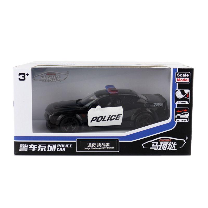 Car Challenger Police Model With Opening Windows For Kids And Collectors
