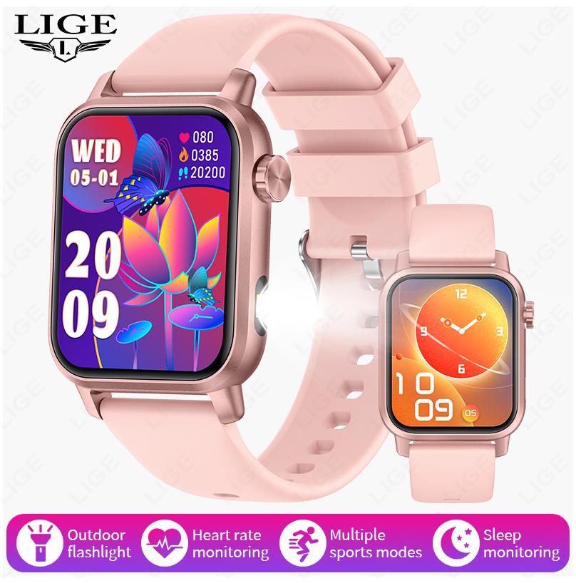 

Fashion Smart Watch Women Fitness Tracker Multi-Sport Modes Health Monitor Watches Bluetooth Calls Smartwatch Women smart health watch