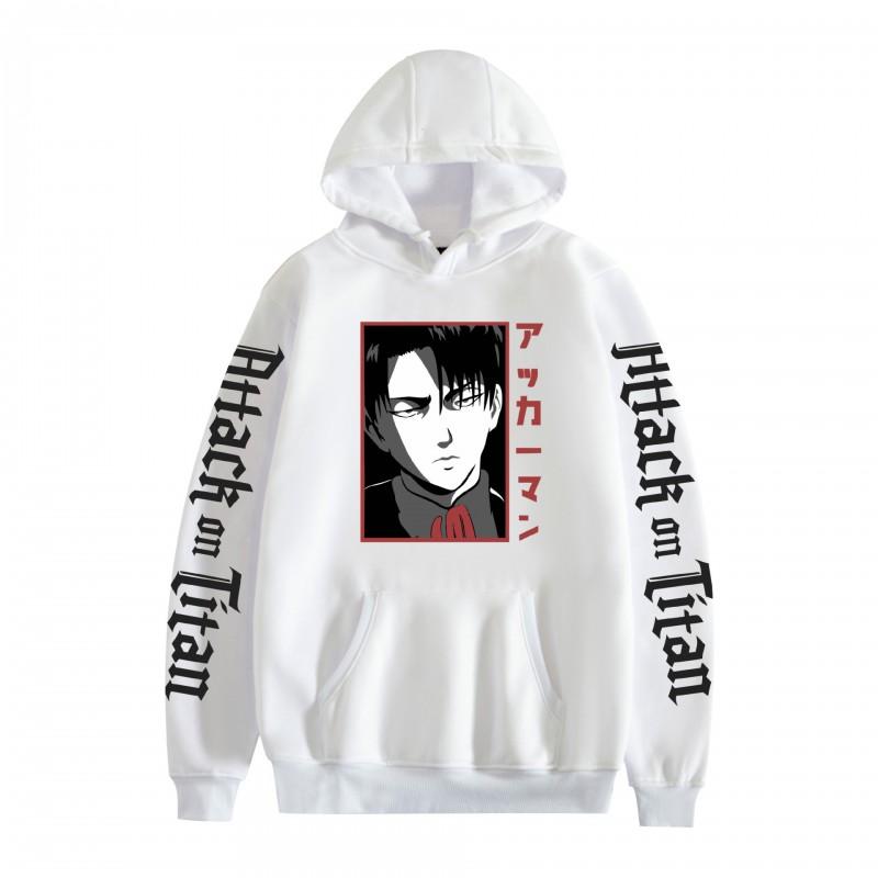 Attack On Titan Anime Hoodie Loose Fit Pullover Sweatshirt Teens