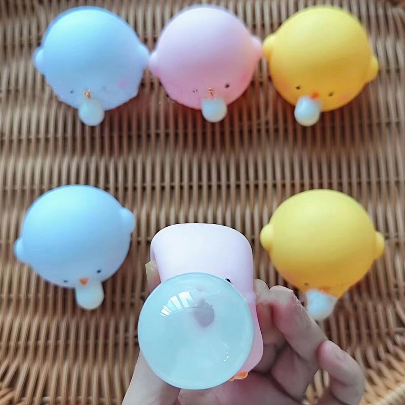 Süßes Neues Blubber-Küken Kneten Quetschen Fidget Spielzeug Spaß Neuheit Dekompression Entlüftung Sensorisch Blubberblasen Küken Erwachsene Kinder Spielzeug