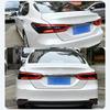Hintere Rückleuchten Dekoration Zierleiste Leuchten Abdeckungen ABS Schwarz für Toyota Camry 8. achte Generation 2018-2021 DIY Dekoration Abdeckung