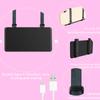 USB Interface Rechargeable Car Visor Mirror Personalized LED Car Vanity Mirror for Makeup Cosmetic Mirror with Light