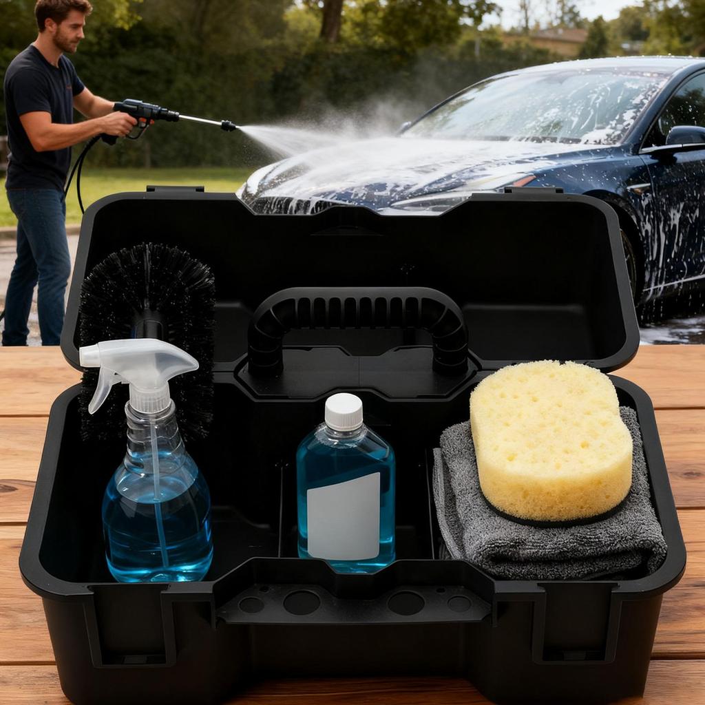 Basket Organizer With Handle Portable Multi-Purpose Home Organization Dorm Shower Basket For Shower Bedroom Laundry Kitchen Home