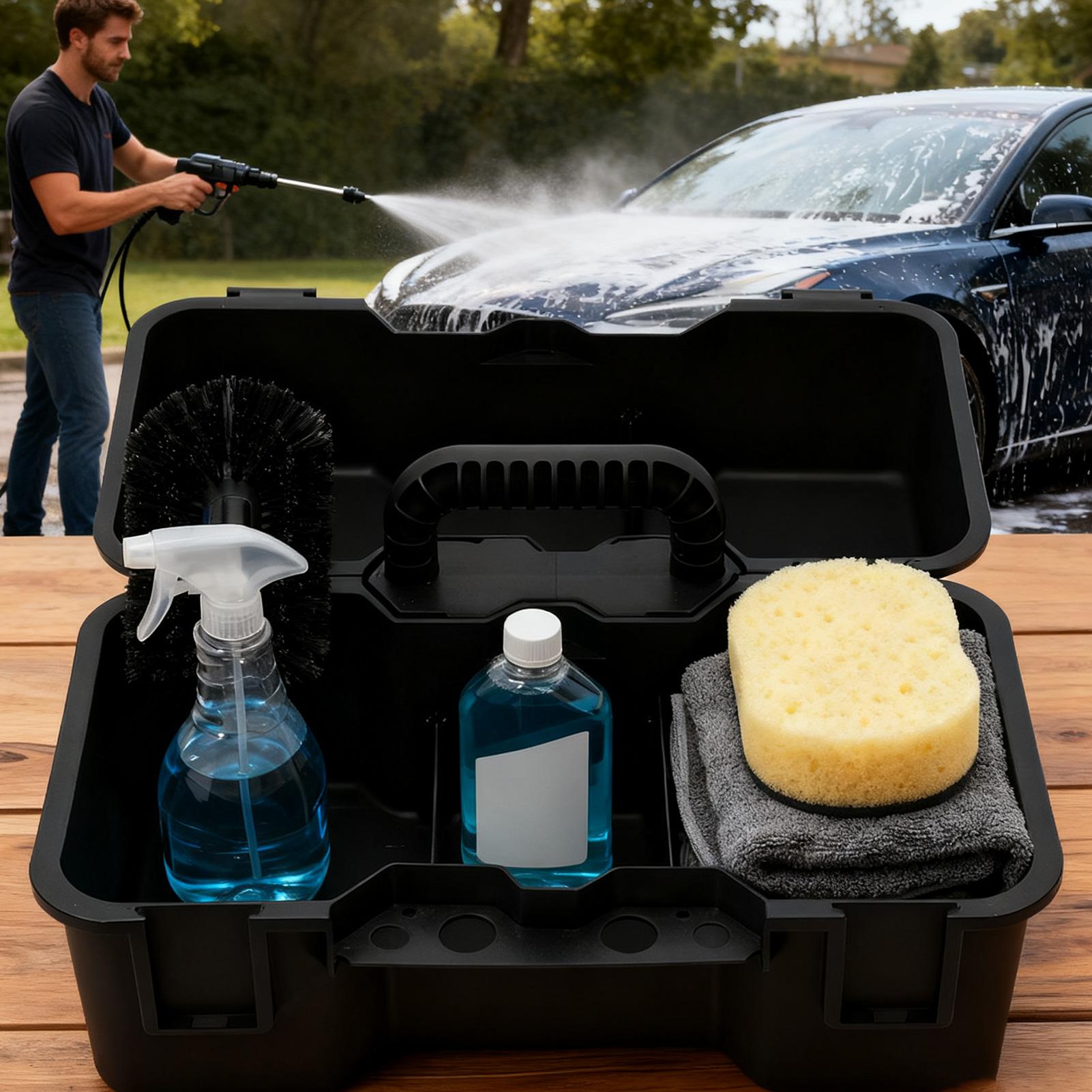 Cleaning Basket Multi-Purpose Portable Organizer With Handle Small Cleaning Basket For Shower Bedroom Laundry Kitchen Home Dorm China Mainland 7490₽