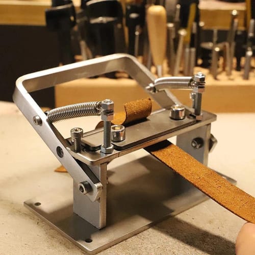 Colcolo Leather Peeler, Manual Leather Skiving Machine, Leather Peeler Splitter Skiver Machine for DIY Leather Processing, Crafts, and Factory Use, Ho