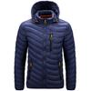 Coat Waterproof Detachable Hat Long Sleeve Stand Collar Warm Winter Jacket for Daily Wear